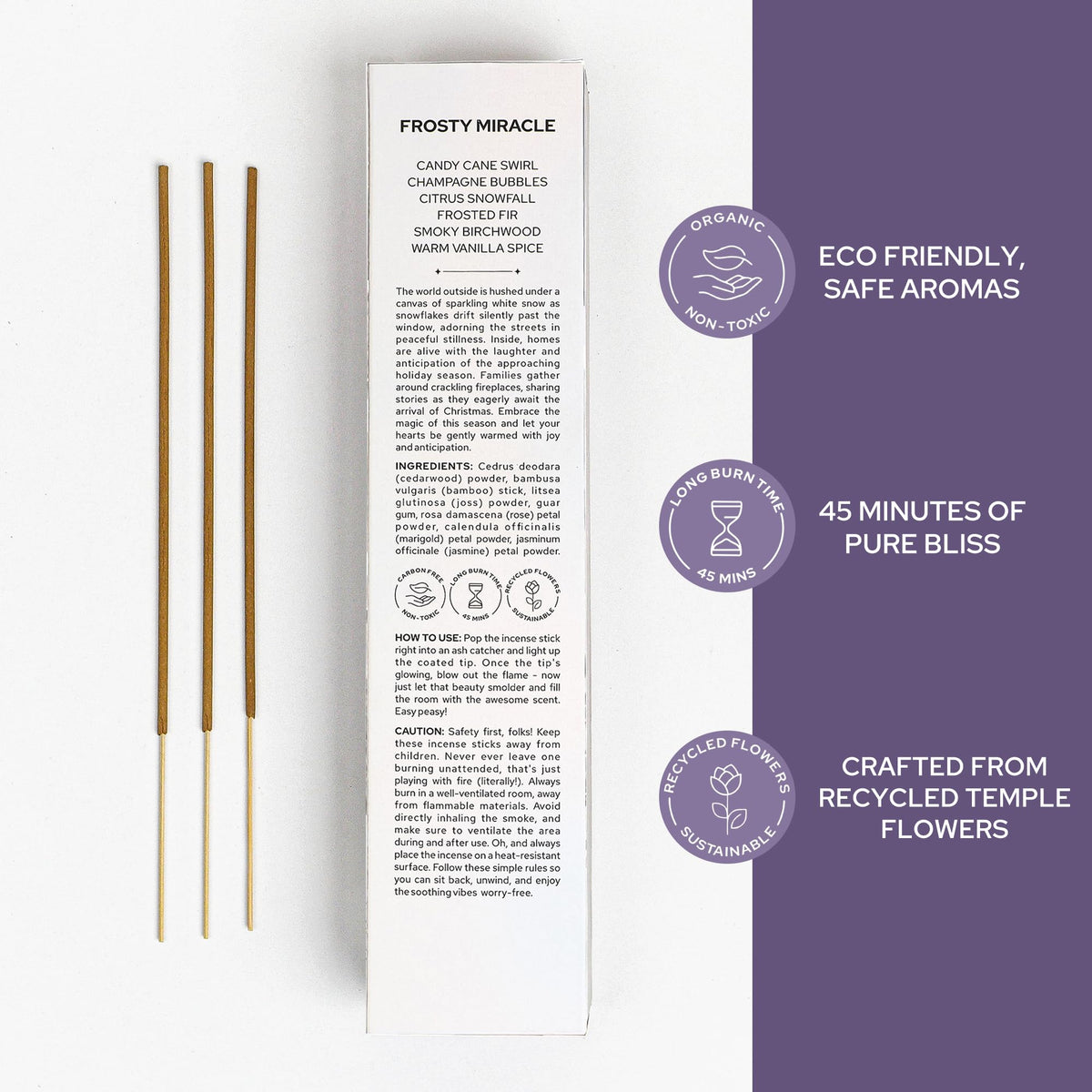Frosty Miracle Incense Collection