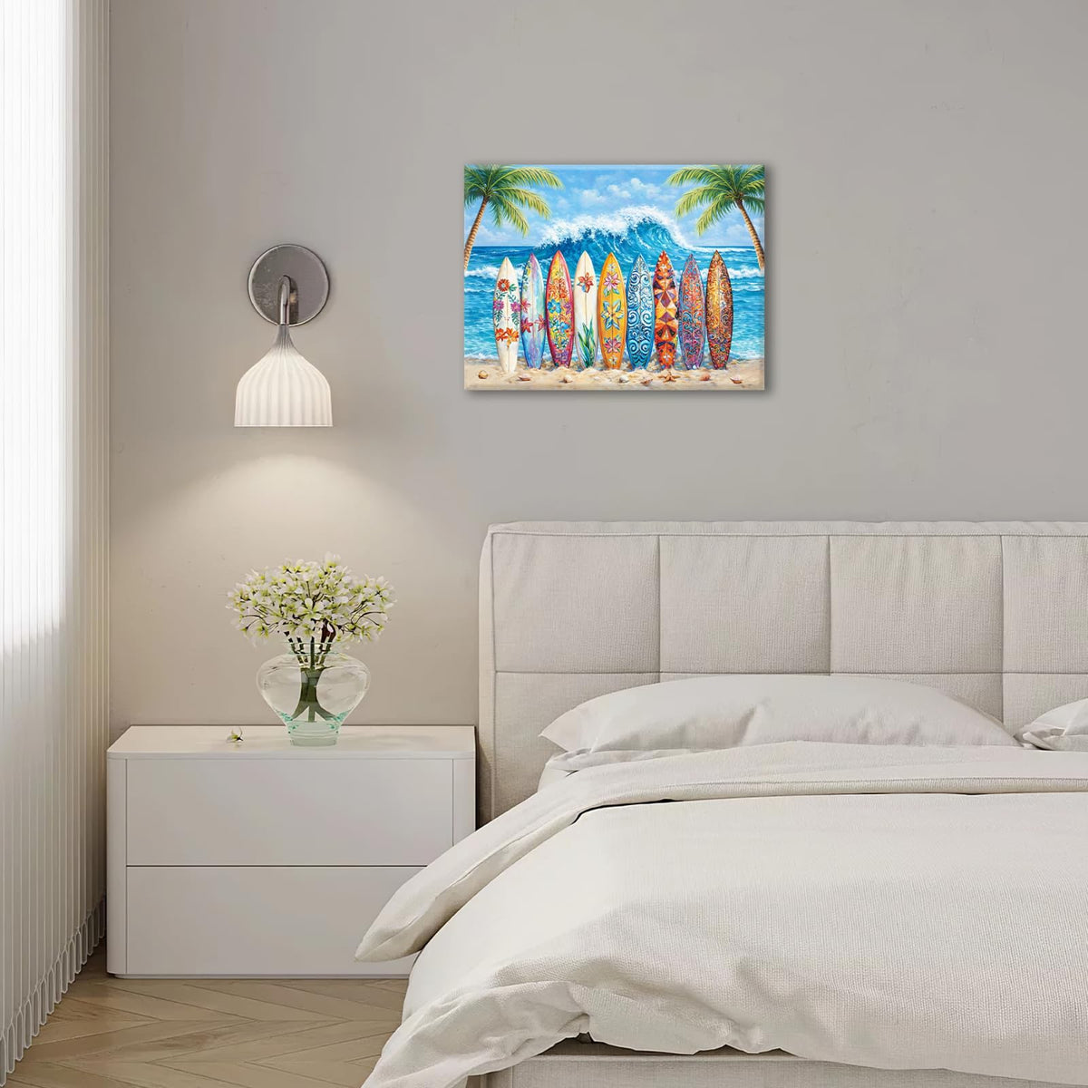 Beach Wall Art (Surfboard / 20L" x 24W")