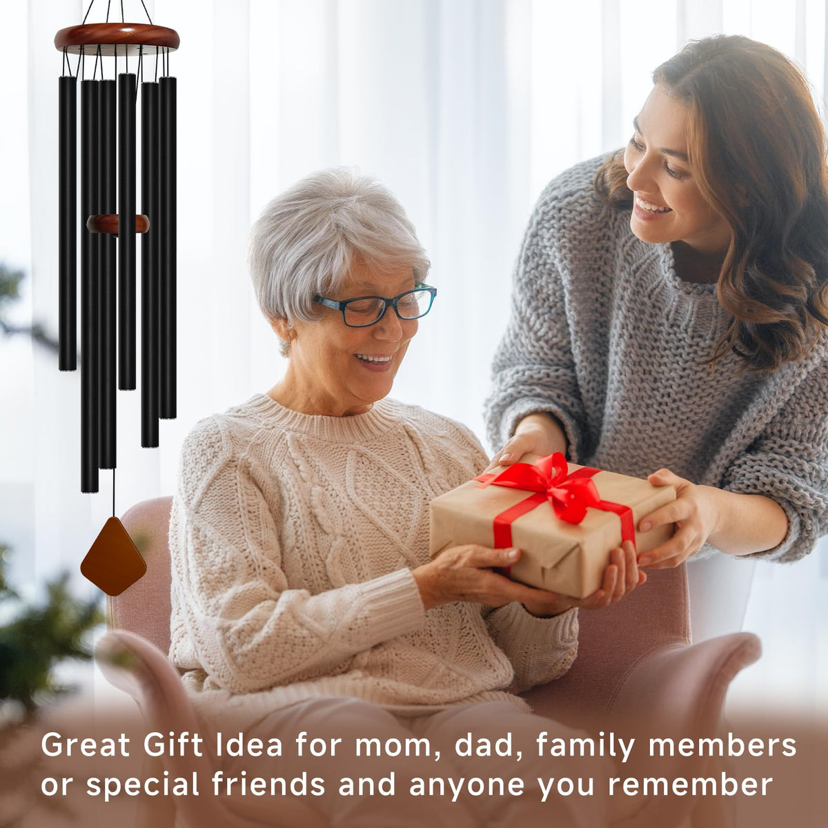 50" Deep Tone Wind Chimes (50 inch)