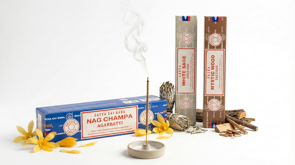 Sai Baba Nag Champa Agarbatti (NC250 Pack of 3 -Mystic)