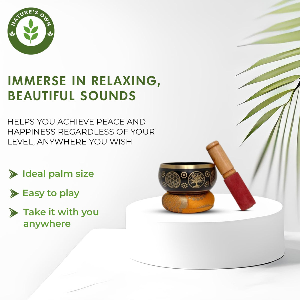 Tibetan Singing Bowl Set (Black)
