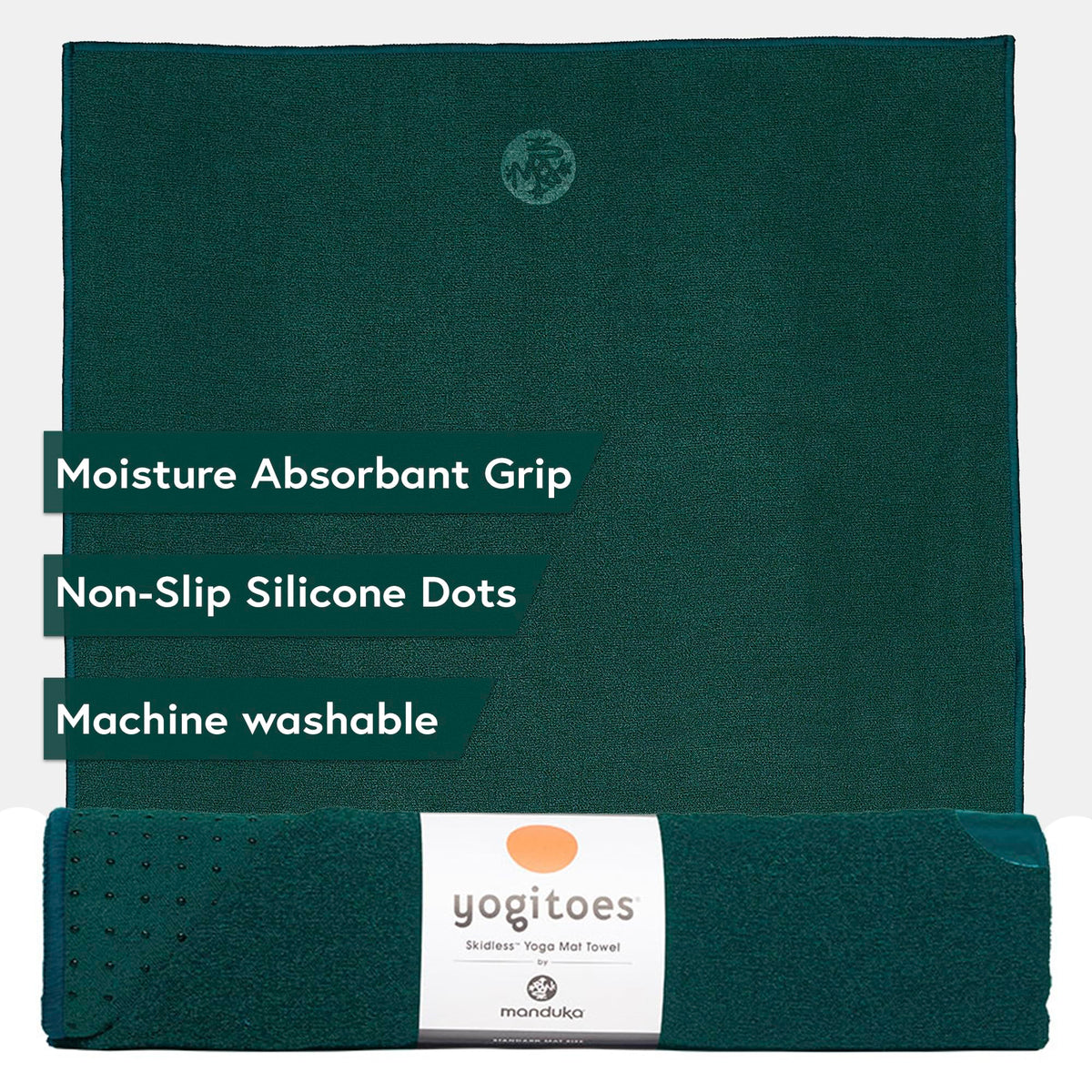 Yogitoes Hot Yoga Mat Towel (Deep Sea / 71" x 24")