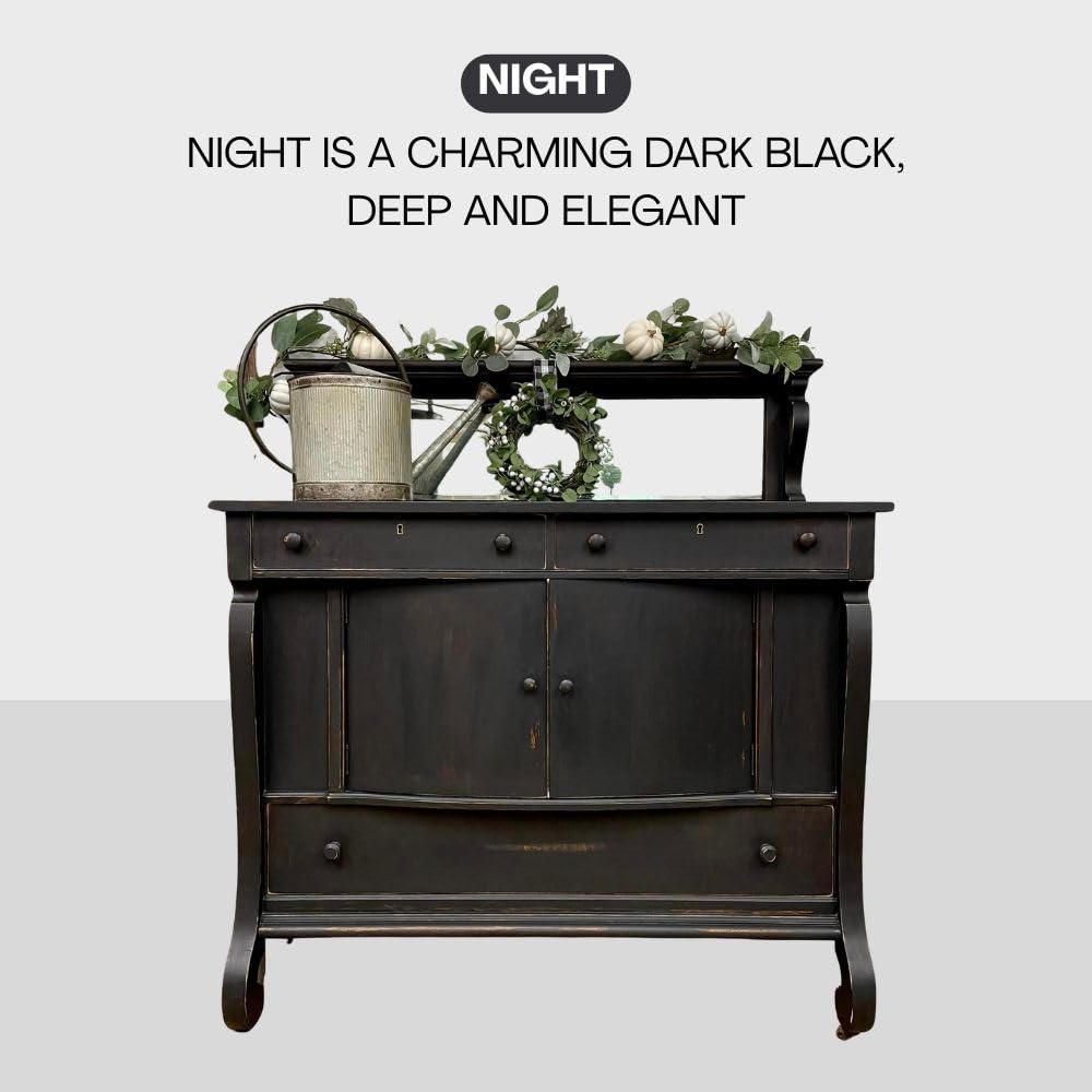 NIGHT Chalk Paint for Furniture DIY (Night / 32 Fl Oz (Pack of 1))