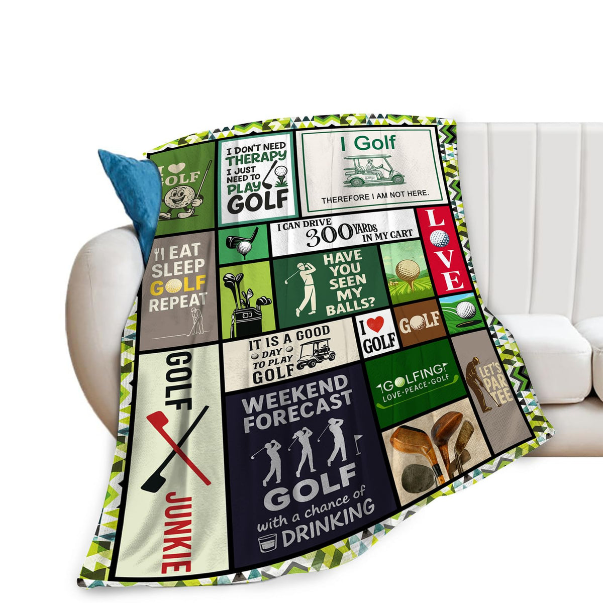 Golf Throw Blanket (60"x80" / Golf)