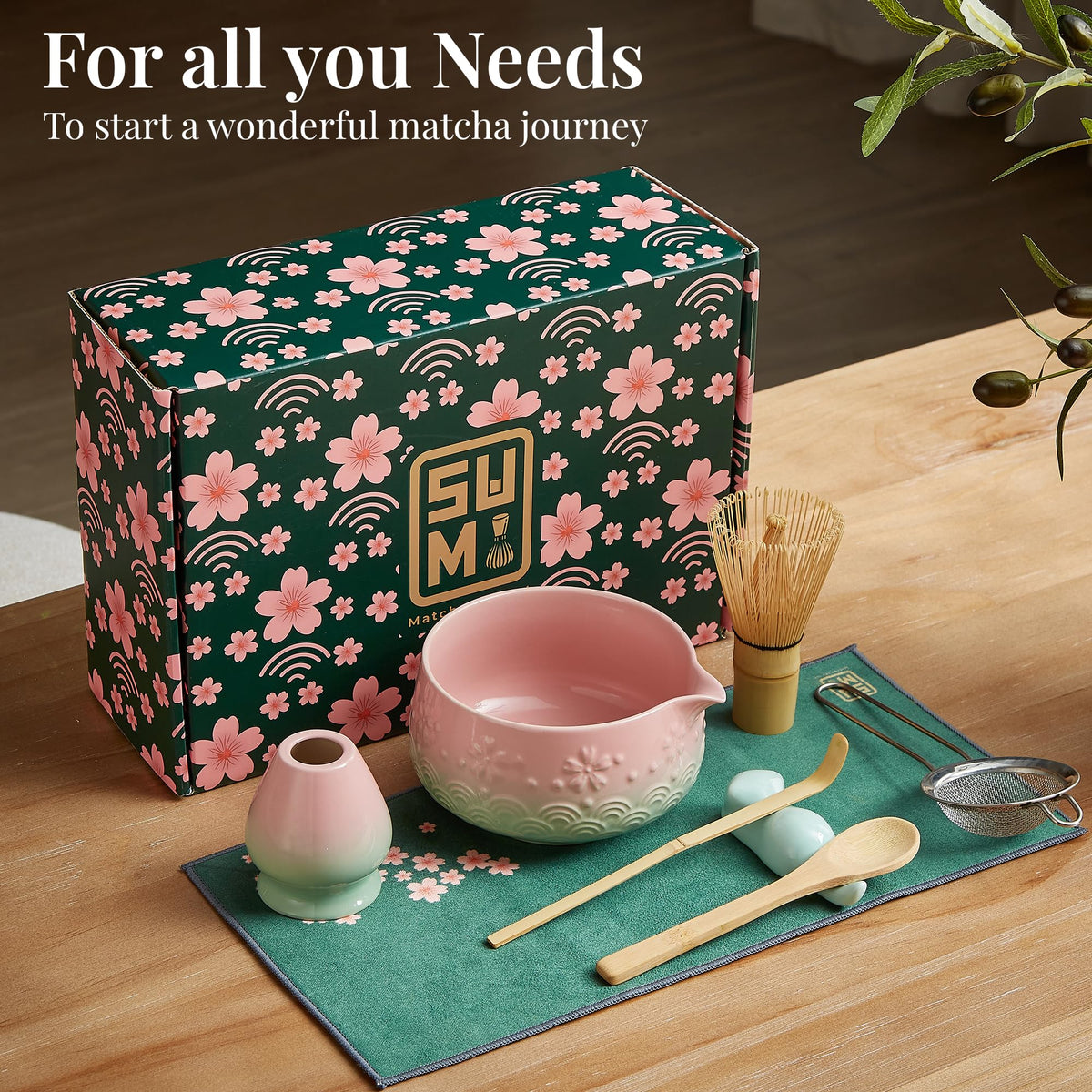 Matcha Whisk Set 9pcs (Gradient)