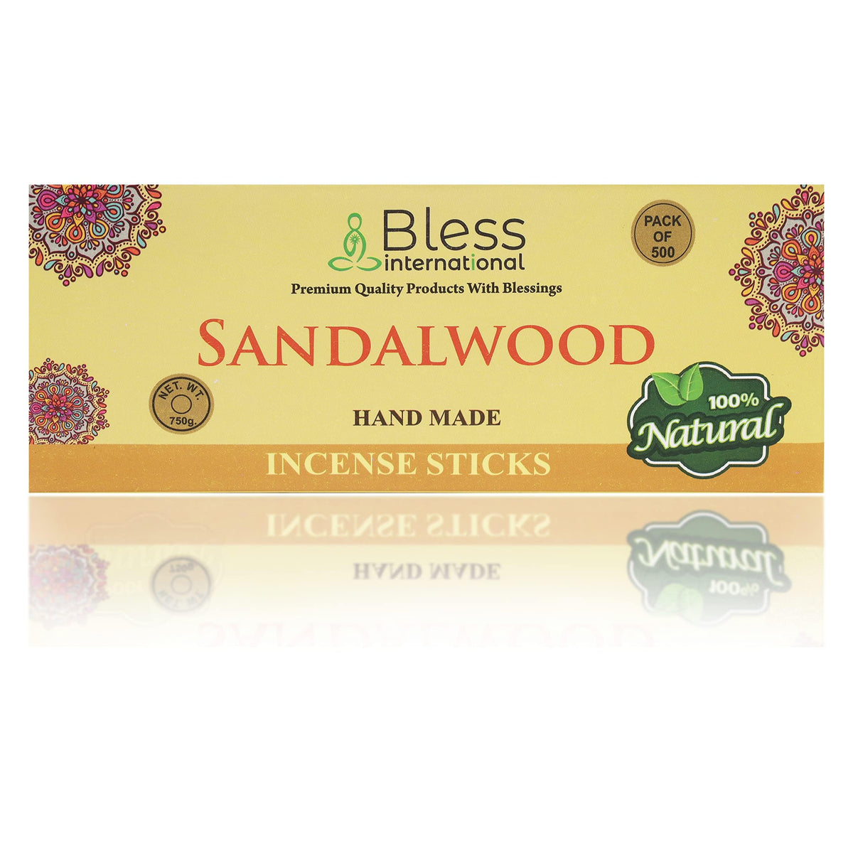 Bless Organic (Sandalwood / 500 Sticks (26 OZ/750 GM))