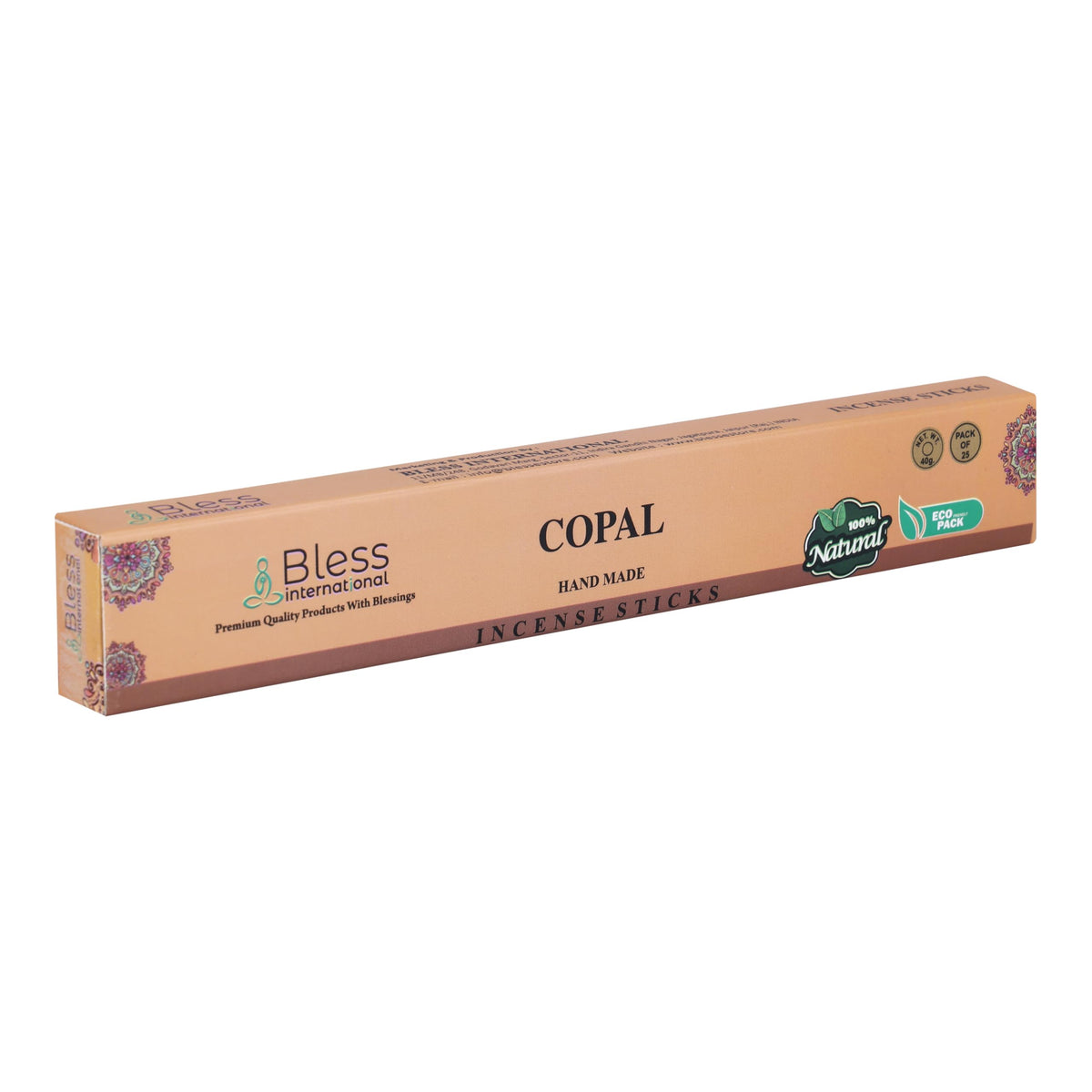 Bless Organic (Copal / 25 Sticks (1.4 OZ/40 GM))