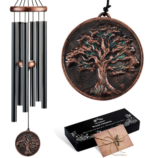32” Tree of Life Wind Chimes for Outside (32" Tree of Life)