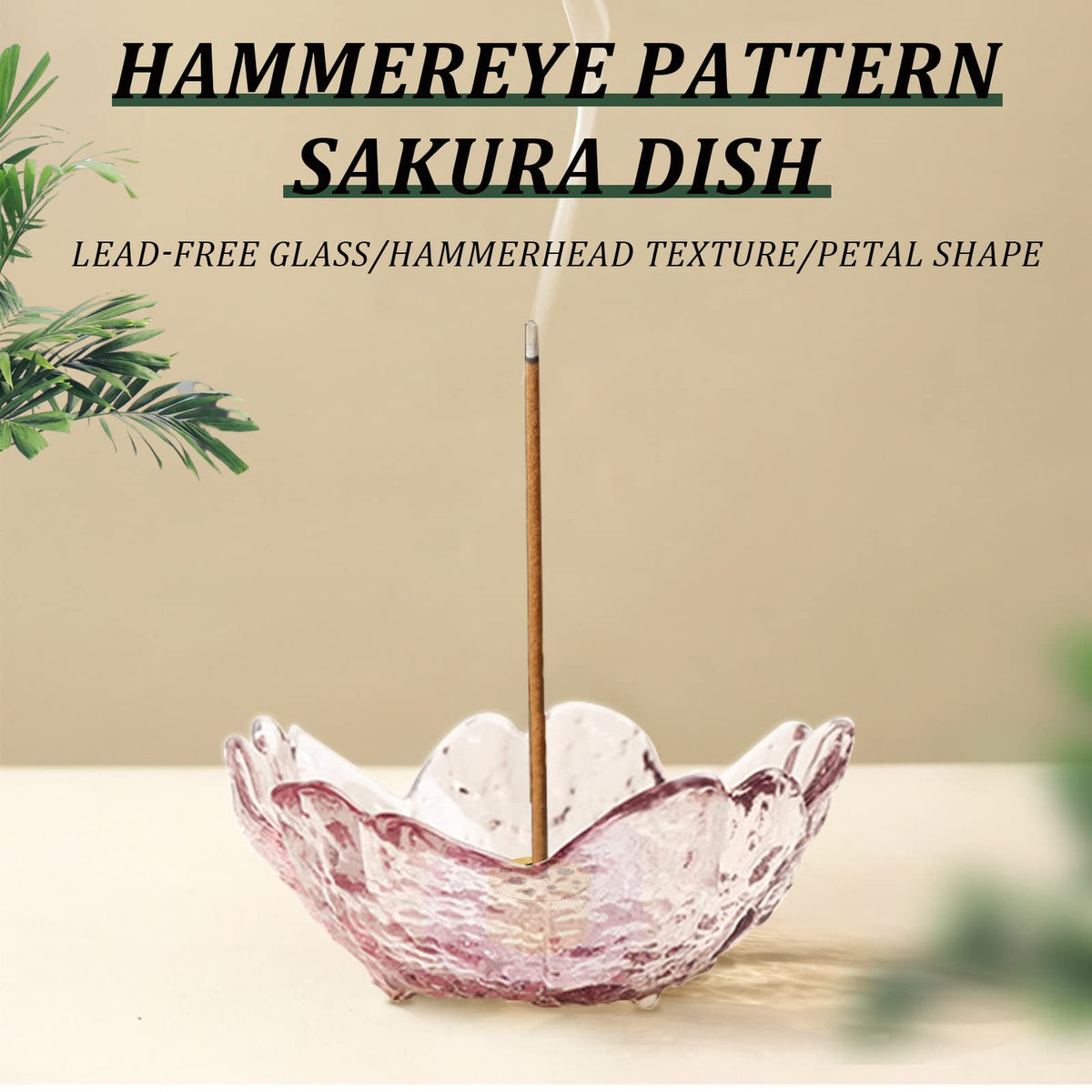 Incense Holder for Sticks Cherry Blossom Incense Burner (Brass)
