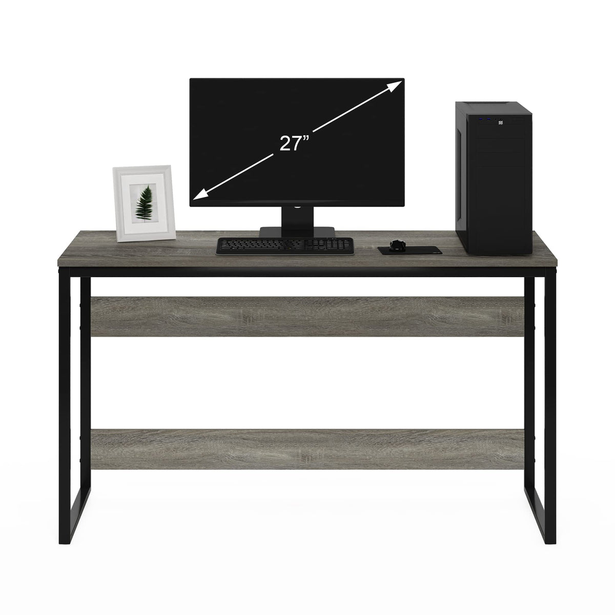 Moretti Modern Lifestyle Enhanced Study Desk (French Oak Grey / 52 inches)