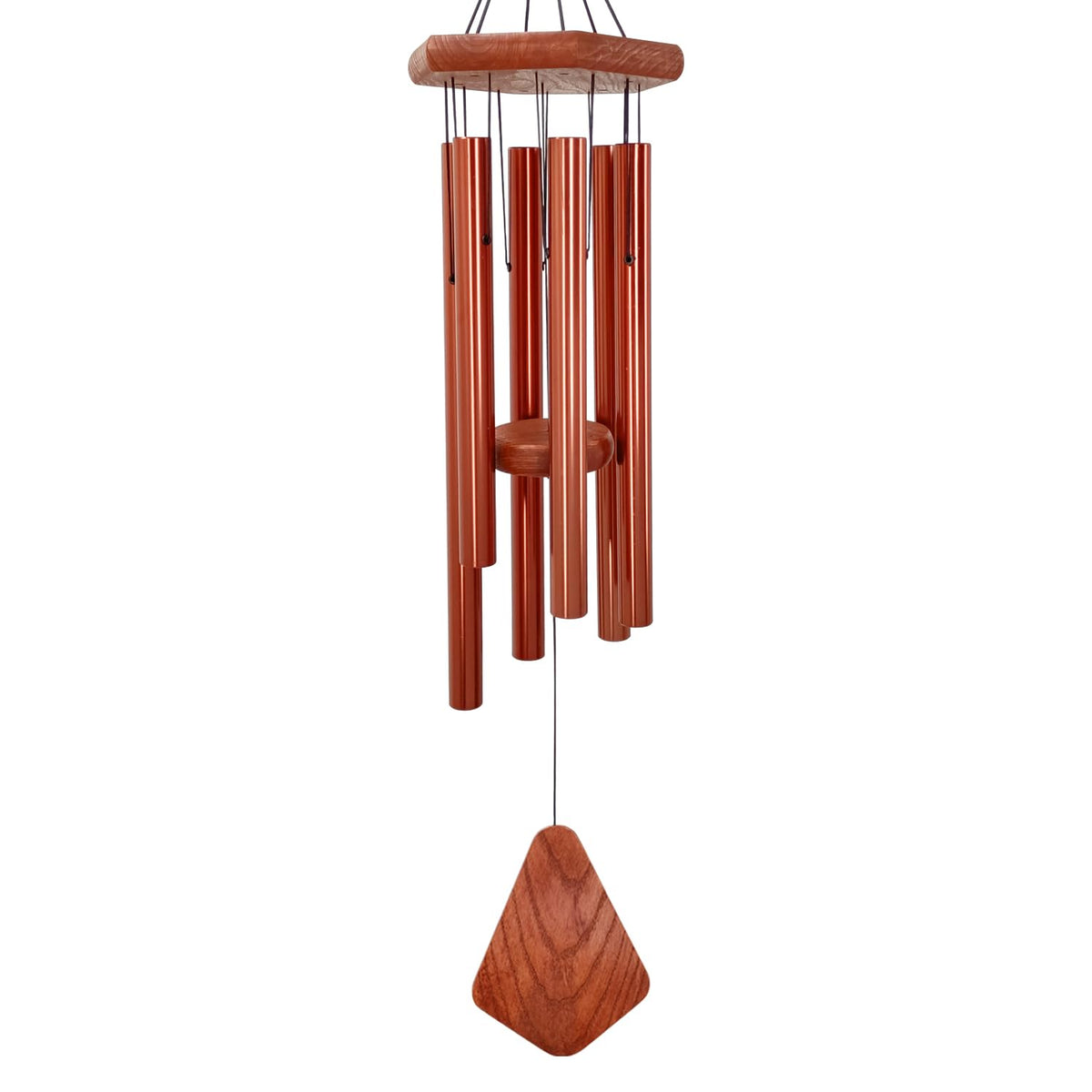 Wind Chimes for Outside 30 inch Red Copper Aluminum Garden Patio Gift Decor (30" / Copper)