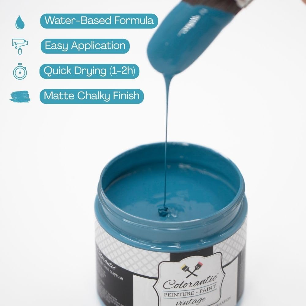 MERMAID Chalk Paint for Furniture DIY (Mermaid / 128 Fl Oz (Pack of 1))