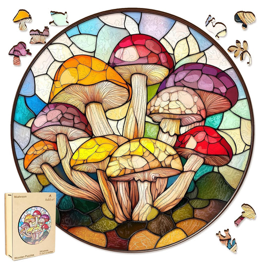 500 Piece Puzzles for Adults (Mushroom / 500 pieces)