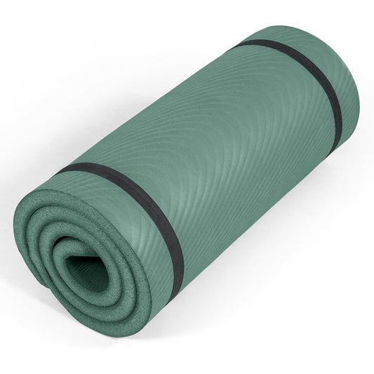 1" Extra Thick Yoga Mat (Wave / Teal)