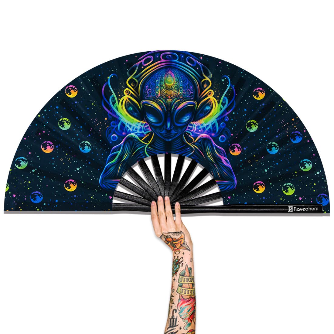 Large Folding Fan (Alien Cosmos)