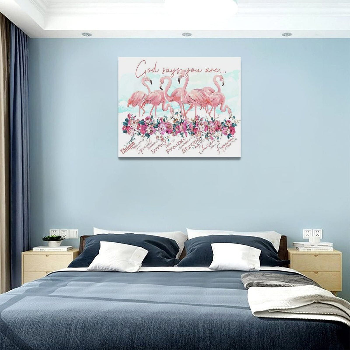 Pink Flamingo Wall Art (Flamingo / 20"L x 16"W)