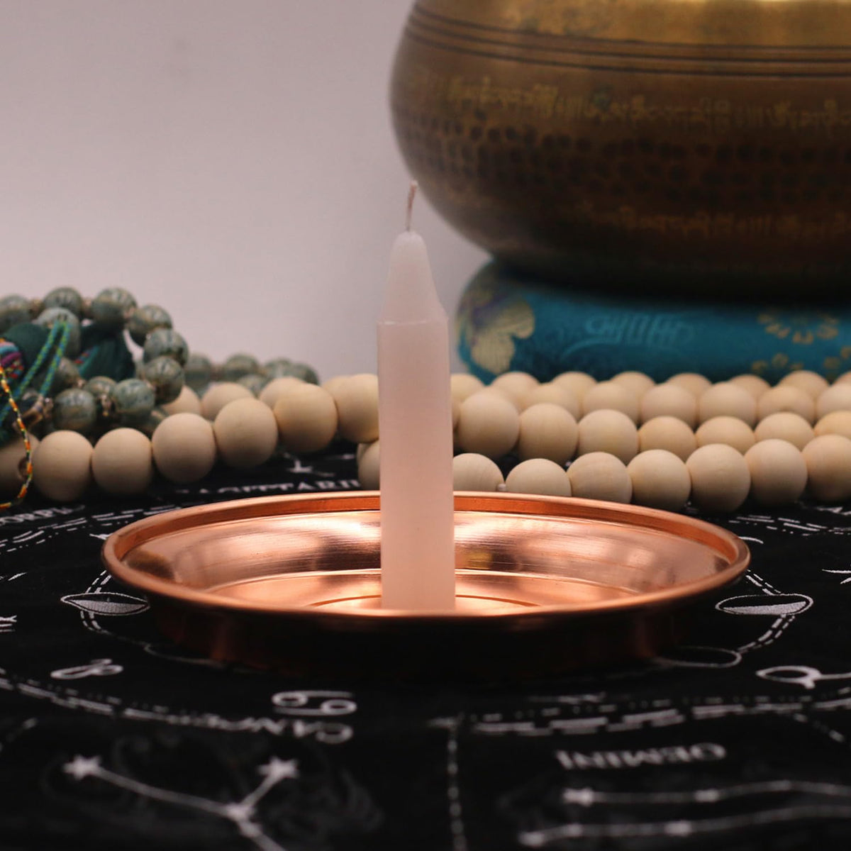 Copper Offering Bowl Prayer Ritual Plate Great for Witches (Metatron)