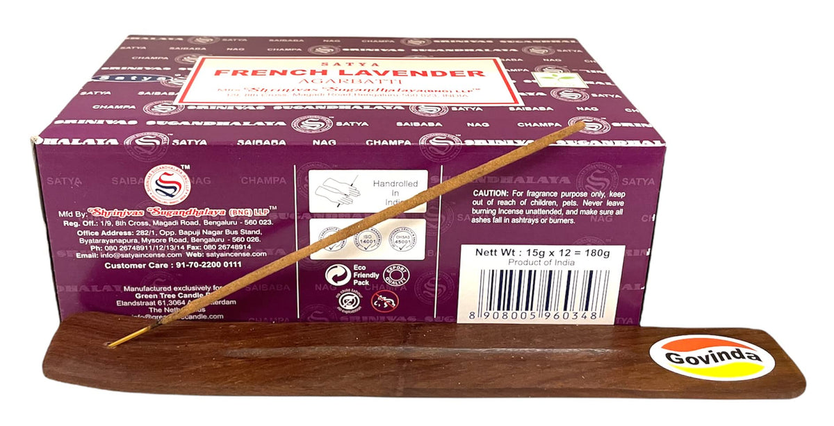 Incense Stick Holder Bundle with Satya Bangalore (French Lavender)
