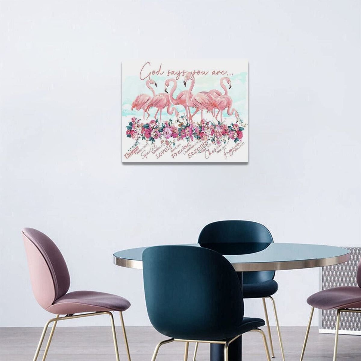 Pink Flamingo Wall Art (Flamingo / 20"L x 16"W)