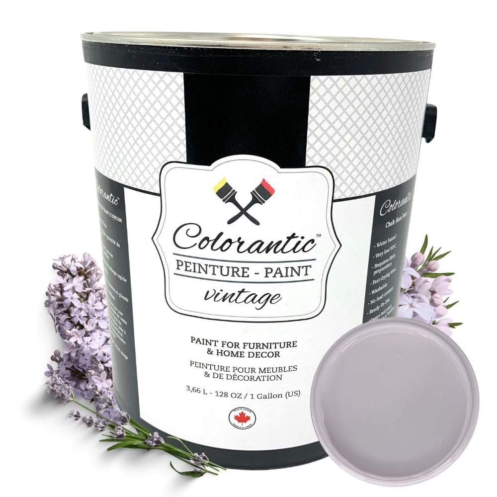 LAVENDER Chalk Paint for Furniture DIY (Lavender / 128 Fl Oz (Pack of 1))