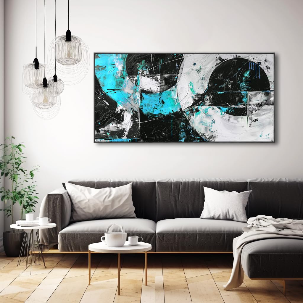 Modern Abstract Wall Art (58"L x 29"W / Abstract 02)