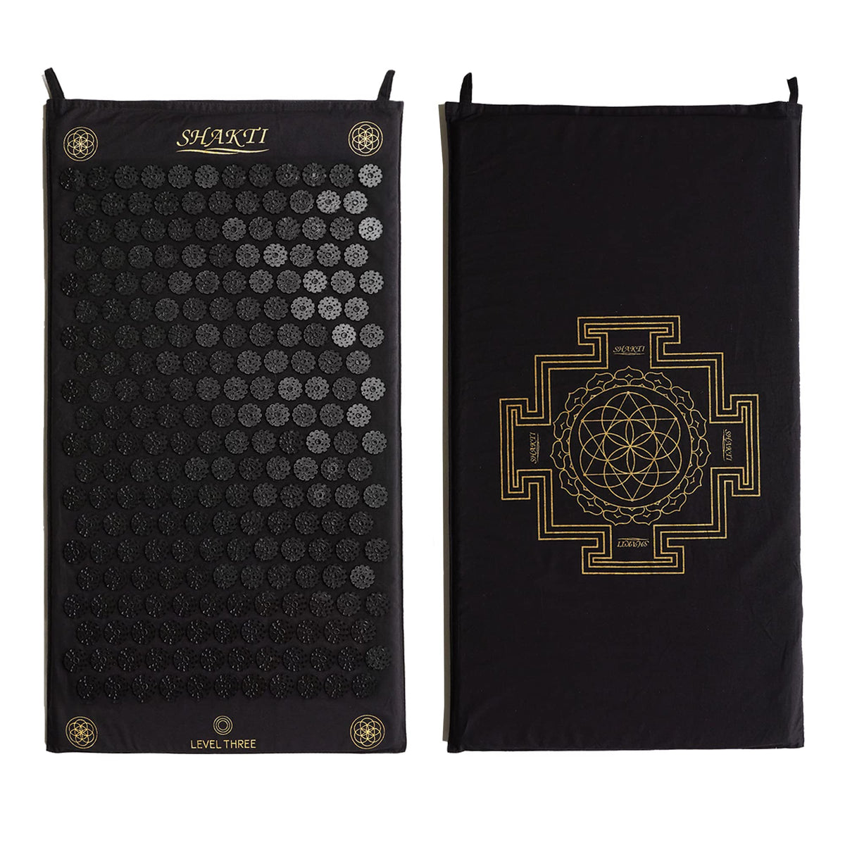 Acupressure Mat for Tension Release (Level 3 / Black)