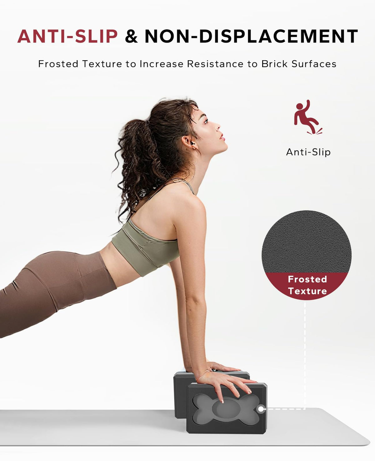 Yoga Blocks 2 Pack (Black/Gray)