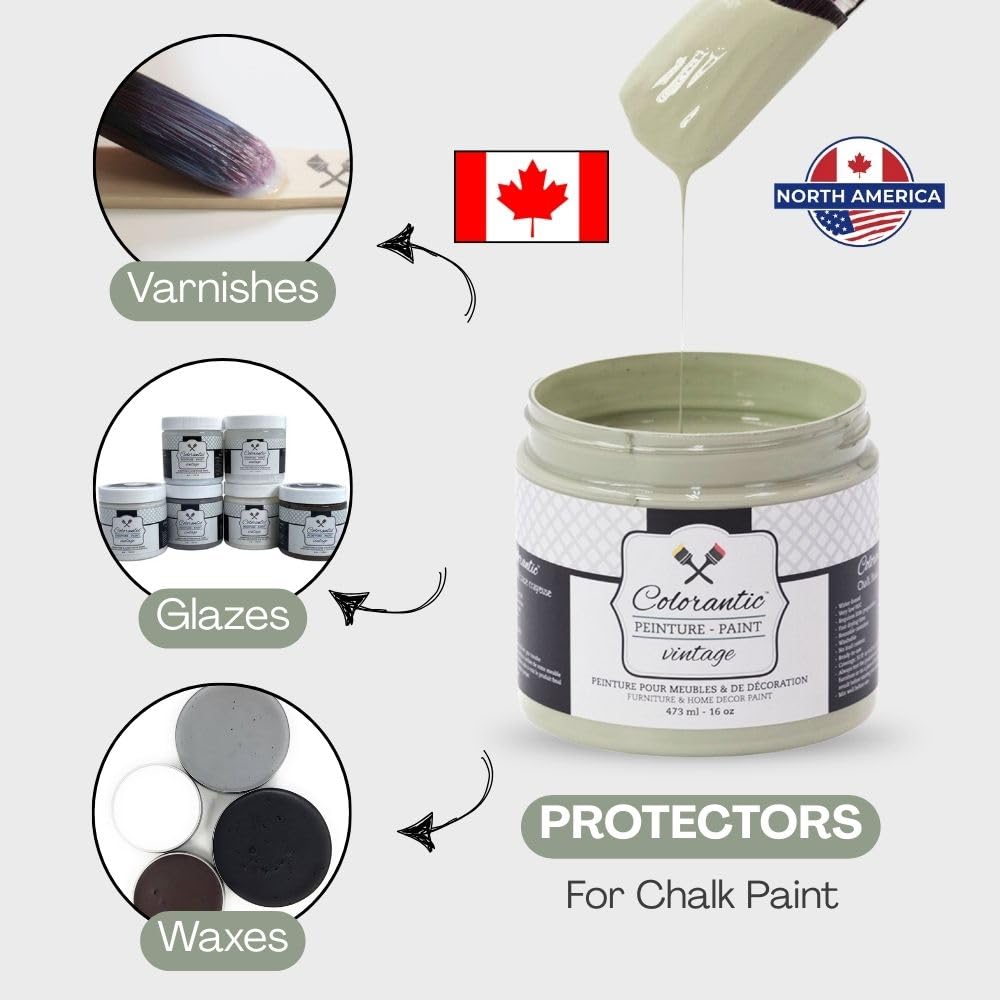 SAGE Chalk Paint Based for Furniture DIY (Sage / 16 Fl Oz (Pack of 1))