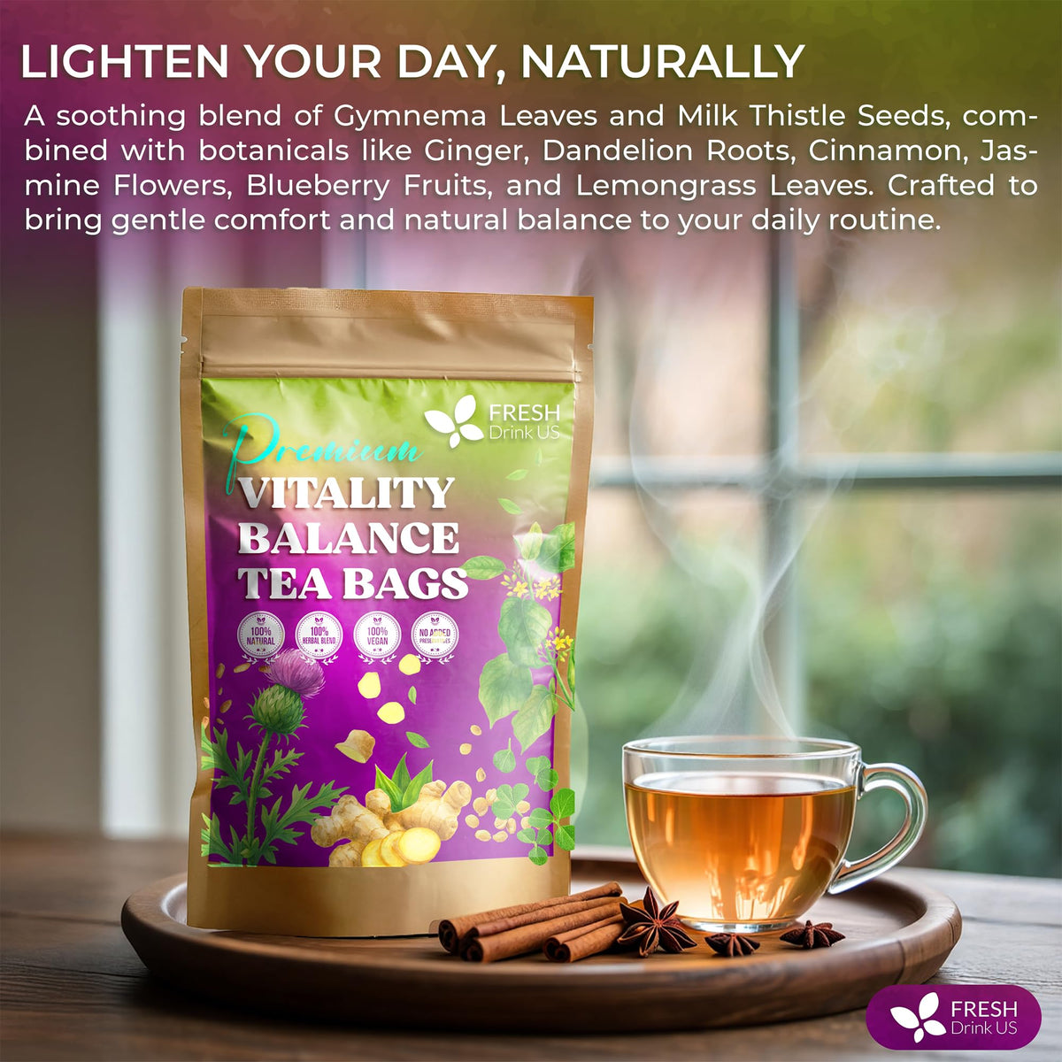 Vitality Balance Tea Bags (35 TEA BAGS)