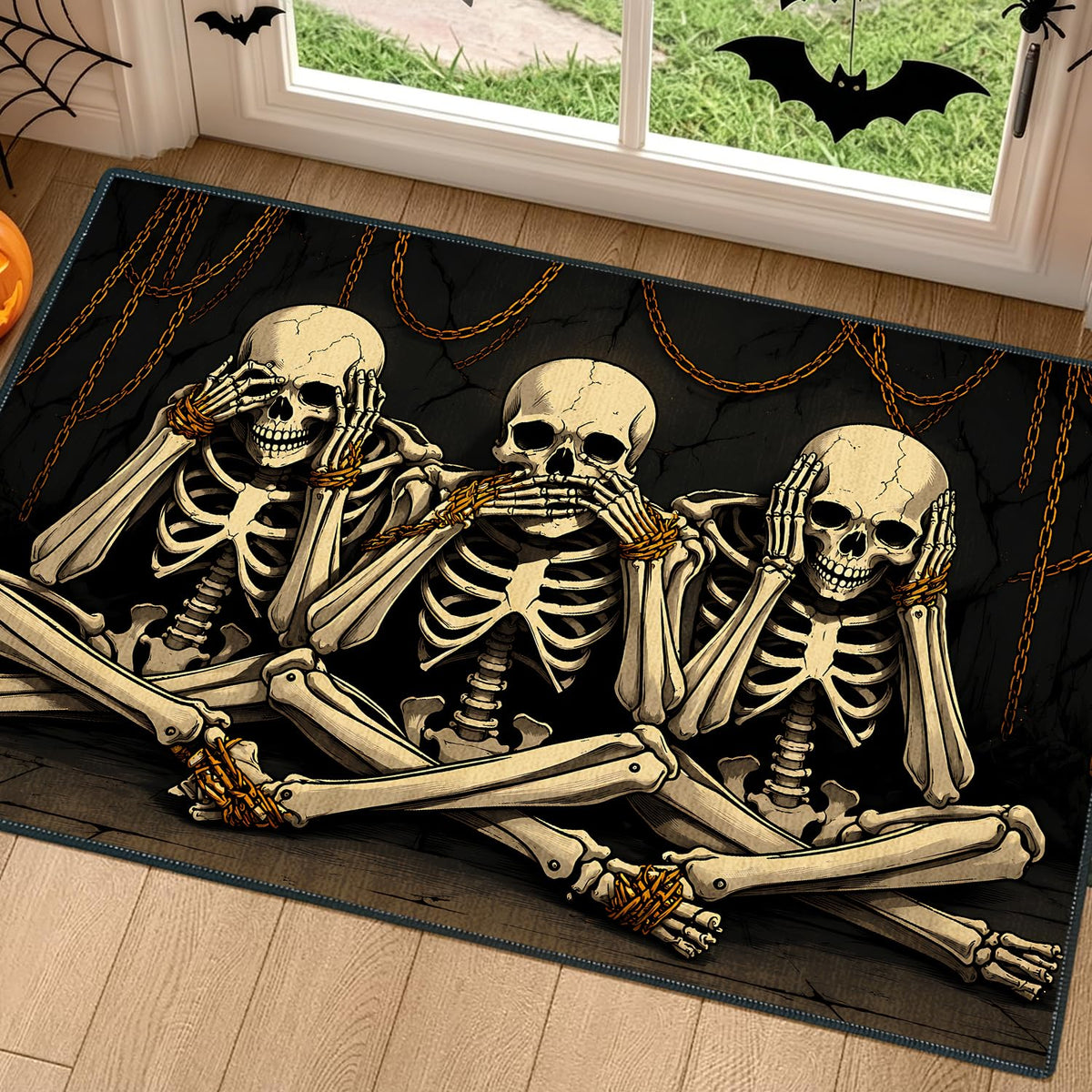 Skeletons Area Rug 2x3FT (#45 / 2' x 3' (Rectangular))