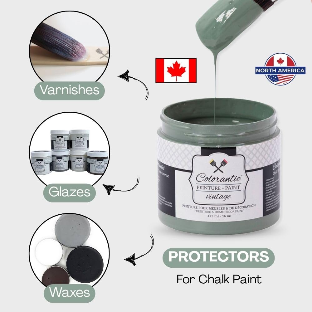 BOREAL MOSS Chalk Paint Based for Furniture DIY (Boreal Moss / 32 Fl Oz (Pack of 1))