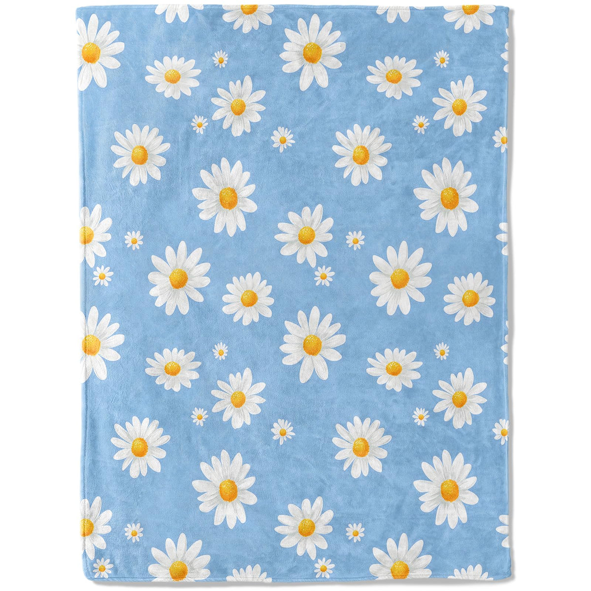 Daisy Flower Flannel Blanket (60x80in / Daisy)
