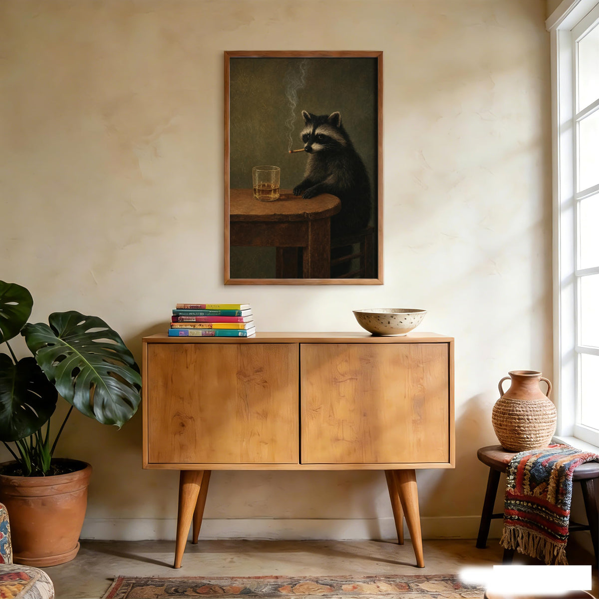 Animal Wall Art Print (AbstractArt / 16"L x 24"W)