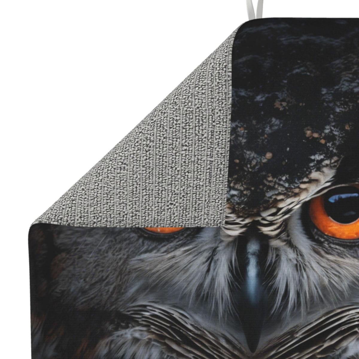 Orange Eye Owl Dish Drying Mat For Kitchen Counter Dry Mats Microfiber Dish Drainer Mat Protector Pad Absorbent Fast Drying Kitchen Must (Orange Eye Owl / 18" x 16")