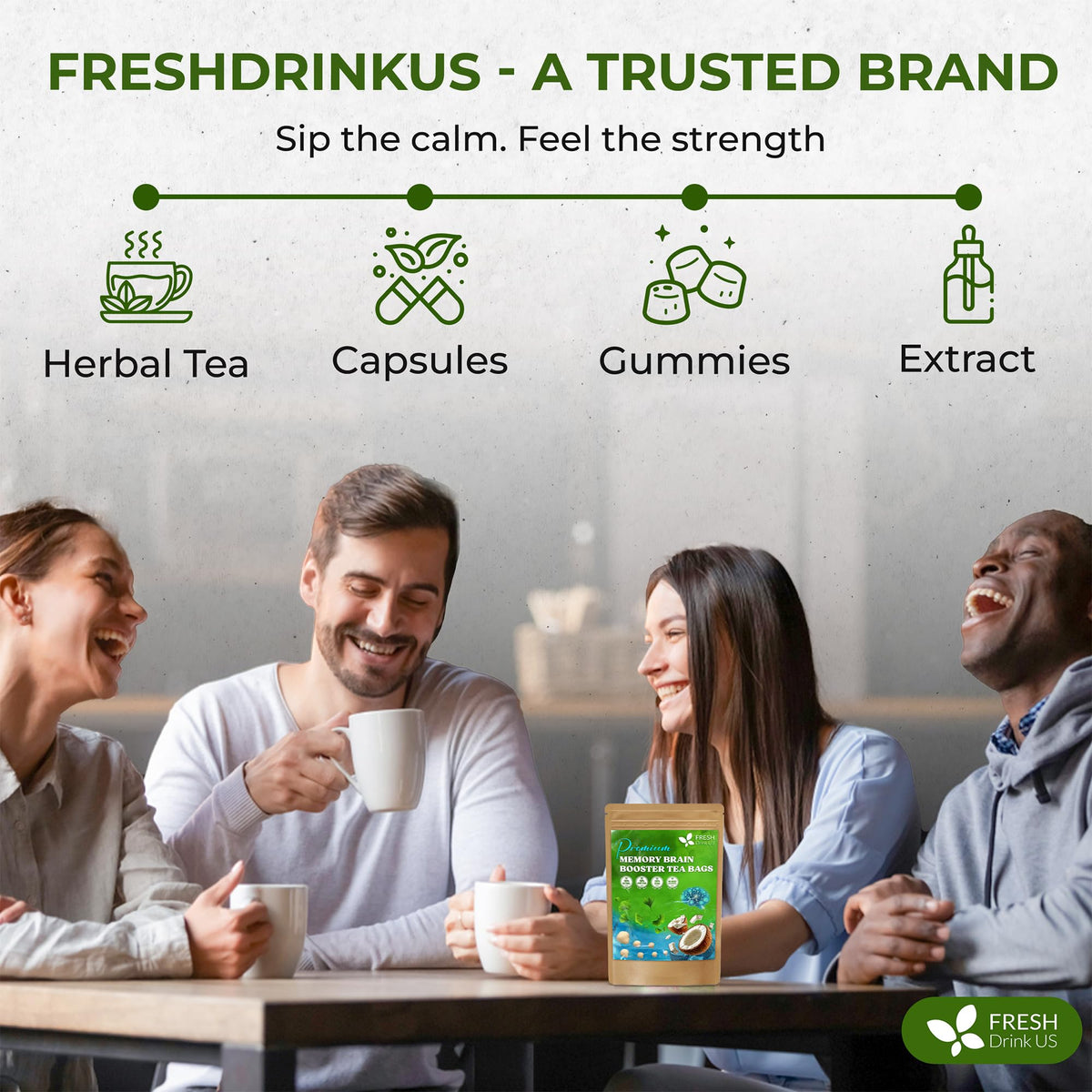 Memory Brain Booster Tea Bags (75 Tea Bags)