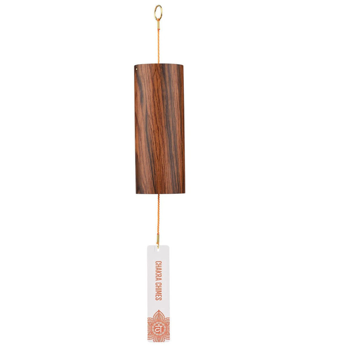 Chakra Chimes Natural Bamboo Wind Chimes Meditation Chord Windchime Wind Bell for Home Decoration Zen Mindfulness Sacral Chakra (Sacral)