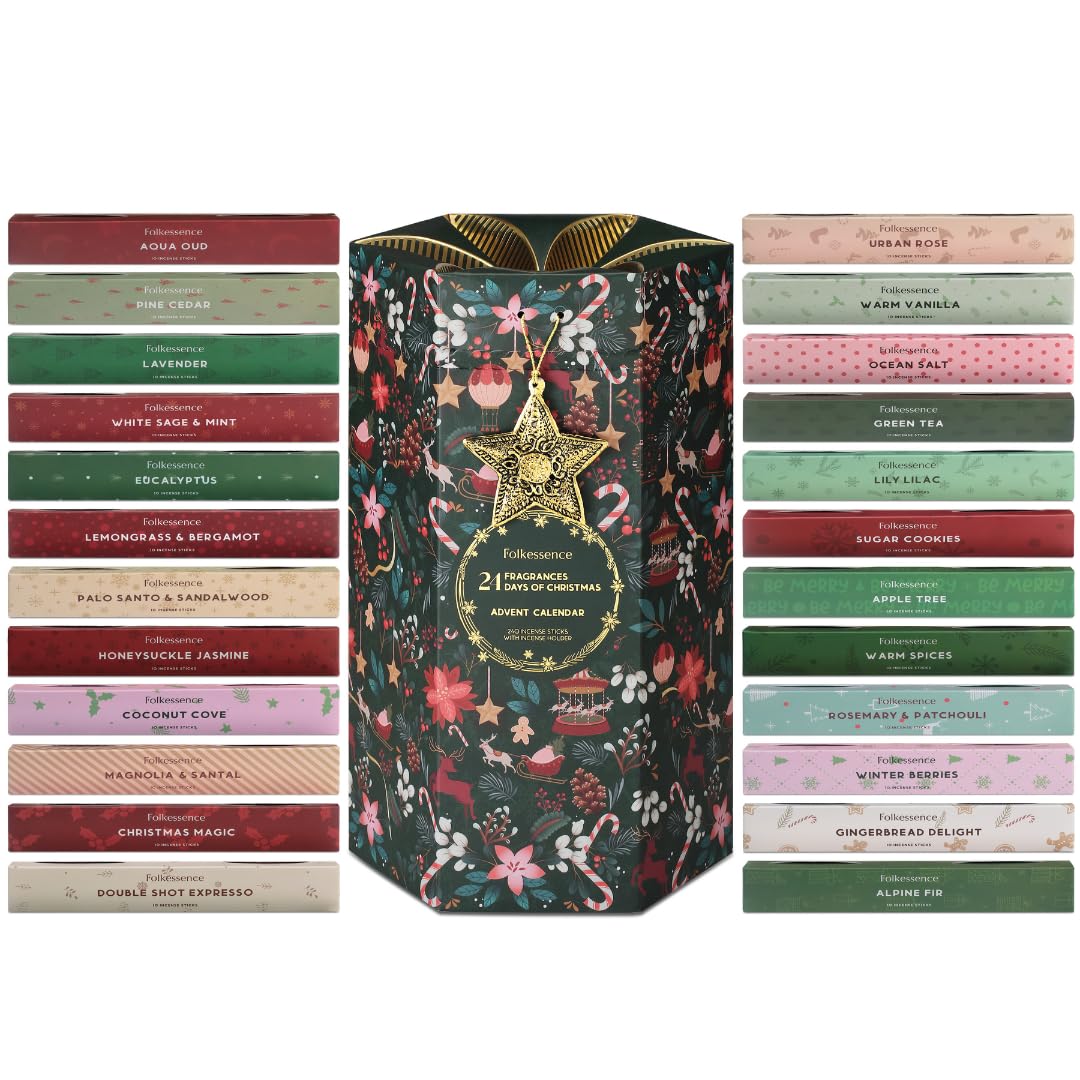 Premium Incense Advent Calender 2026 (Pack of 240)