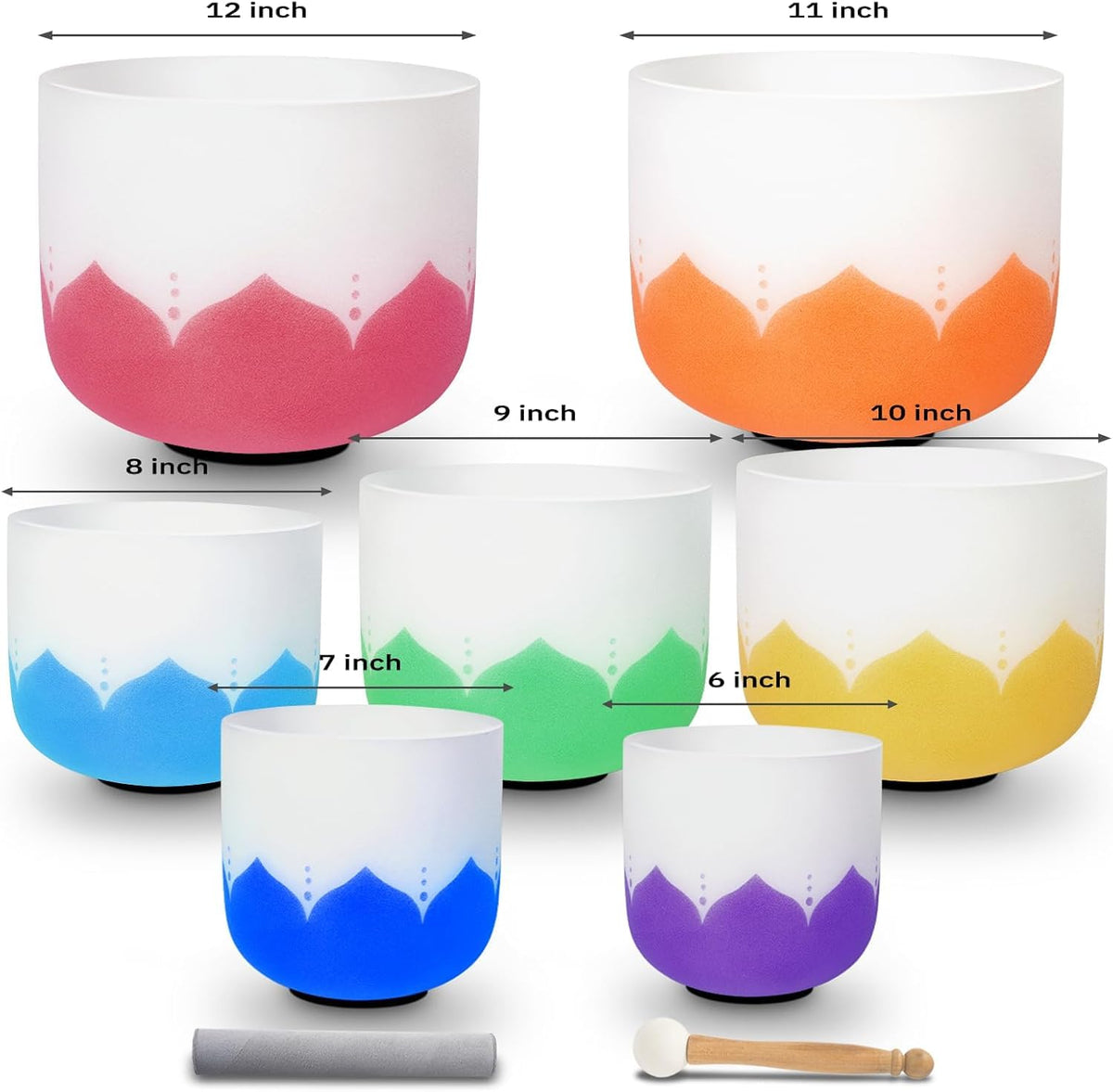 Set of 7 size 6 (Set of 7, Lotus)
