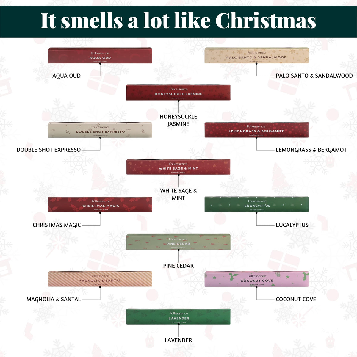 Premium Incense Advent Calender 2026 (Pack of 240)