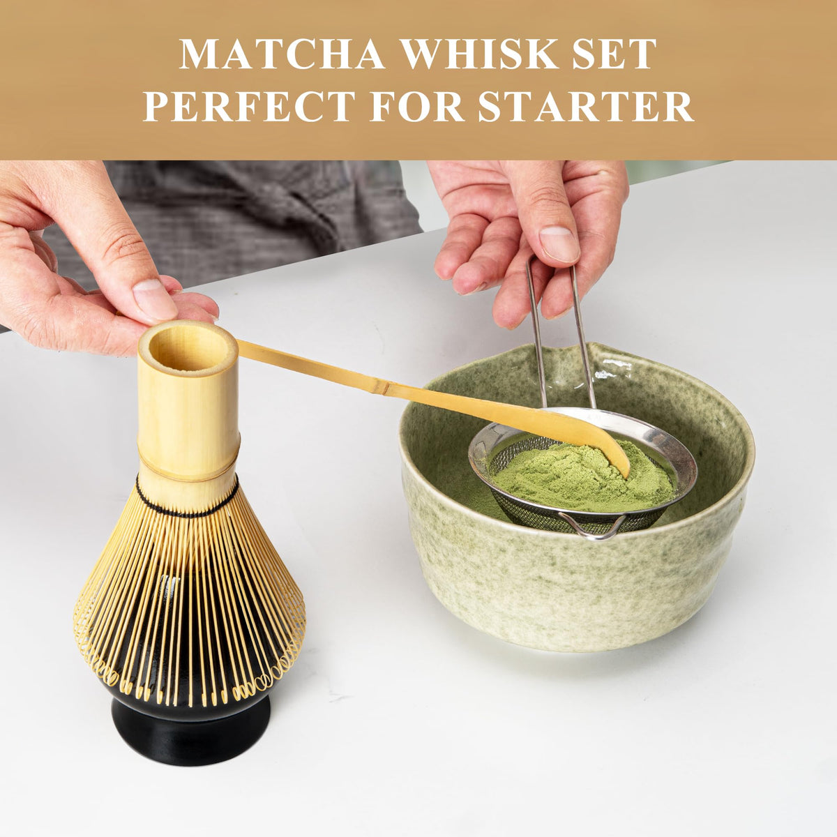 Matcha Whisk Set (Black)