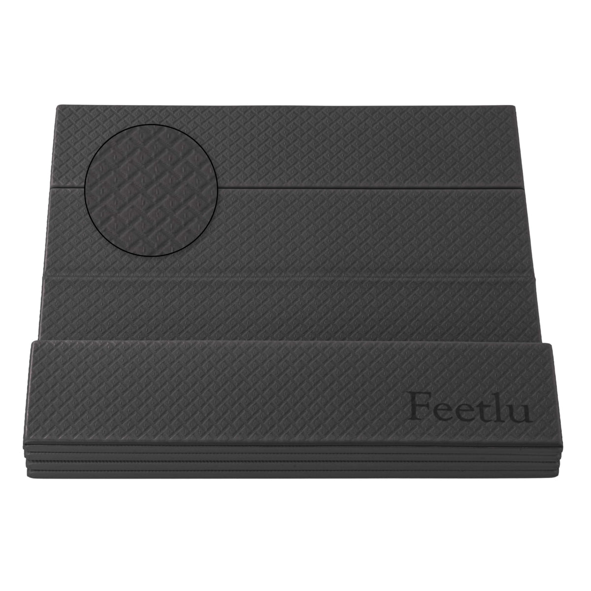 Original Foldable Yoga Mat (Jet Black / 24" x 72" x 1/4")