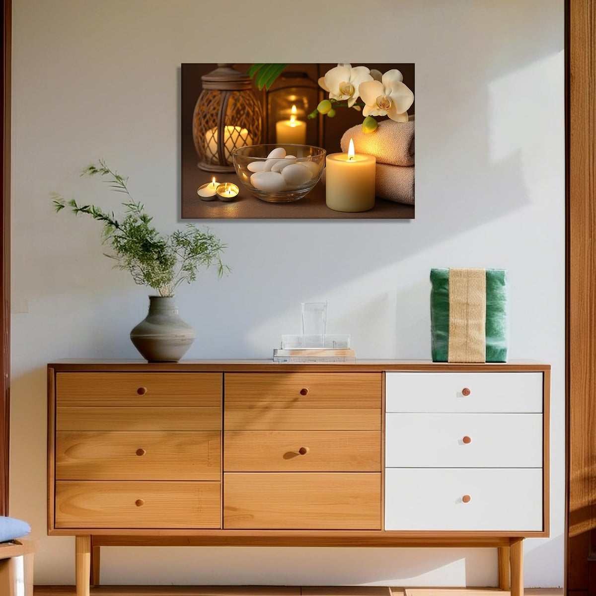 Zen Canvas Wall Art (24"L x 16"W / Art-9)