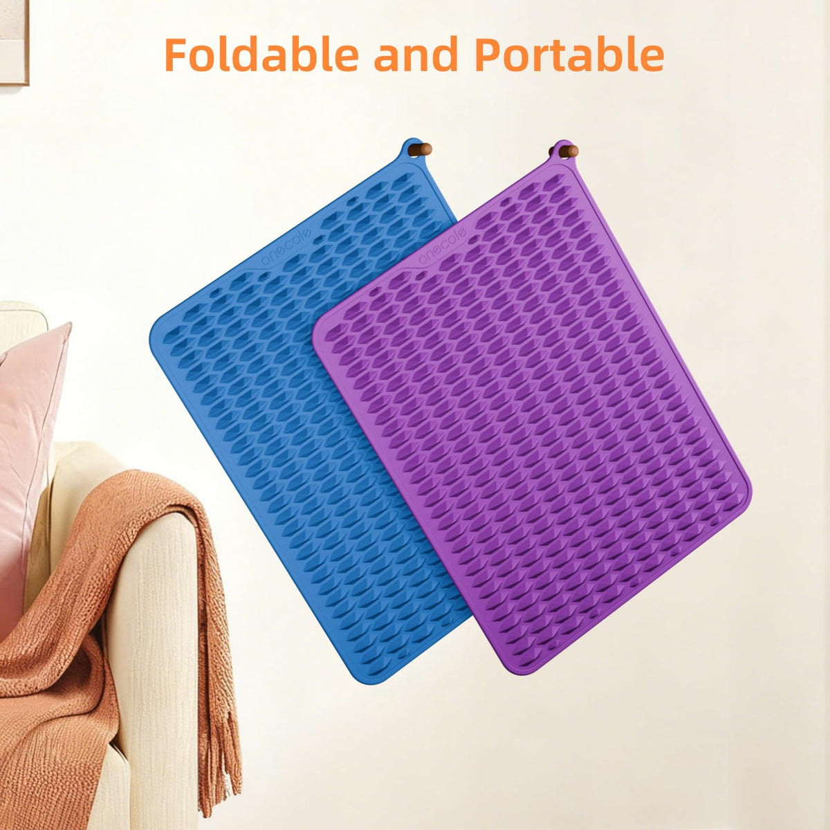 Acupressure Mat for Foot Massage (Purple)