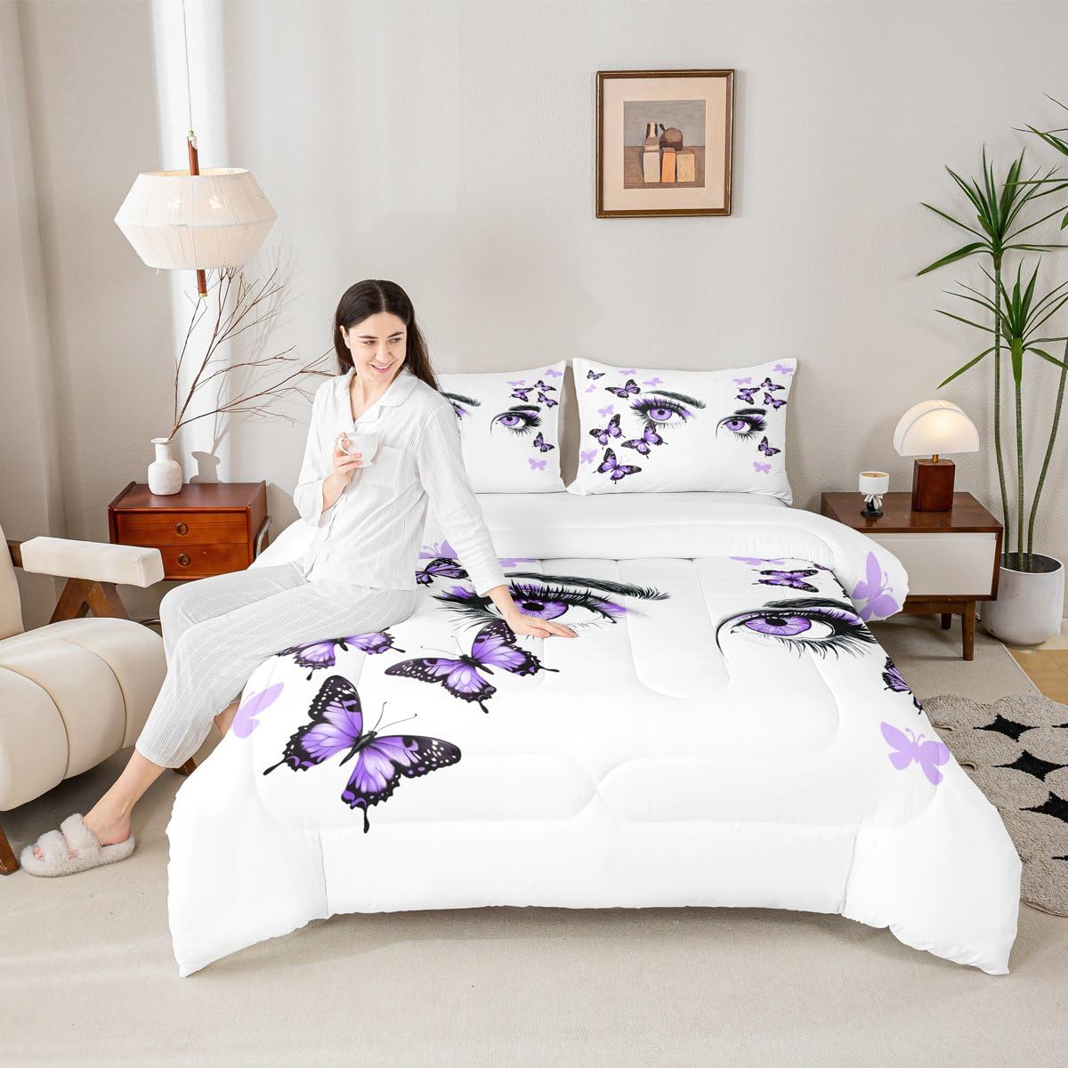Eyelash Comforter Set Toddler Size 3 Pcs for Kids Boys Girls (Multi 801 / Toddler)