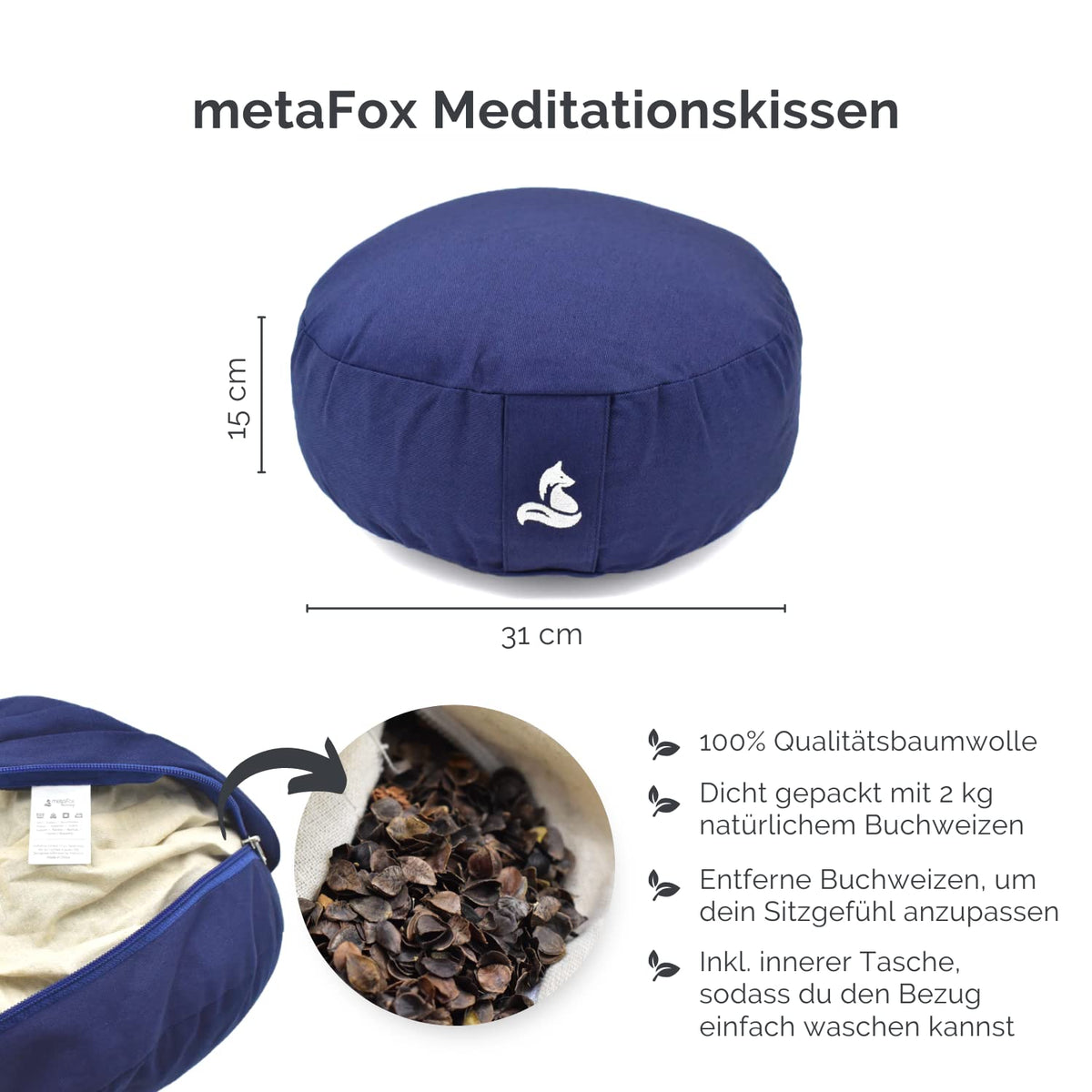 Meditation Cushion (Space Blue)