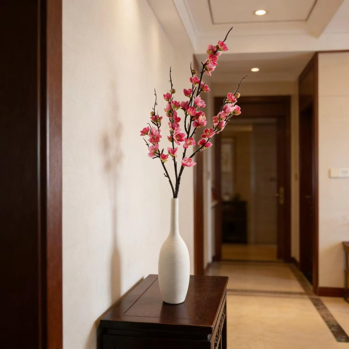 2026 Vietnamese New Year Artificial Plum Blossom Branch (Dk.pink)