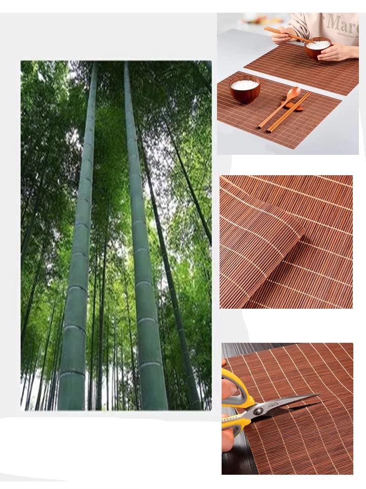 1PCS Dining Table Kitchen Placemat (Dark Brown)