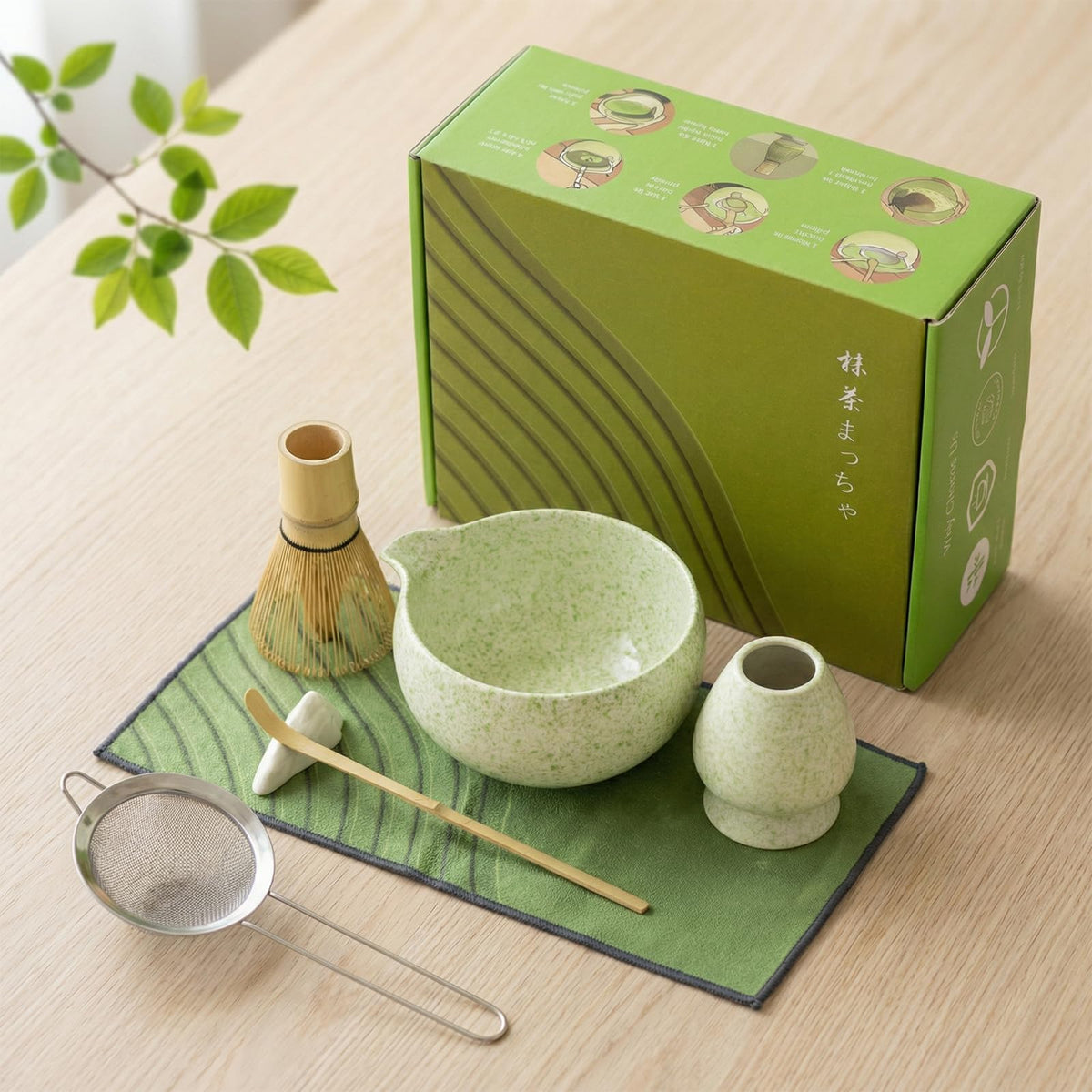 Matcha Whisk Set (Sage Green)