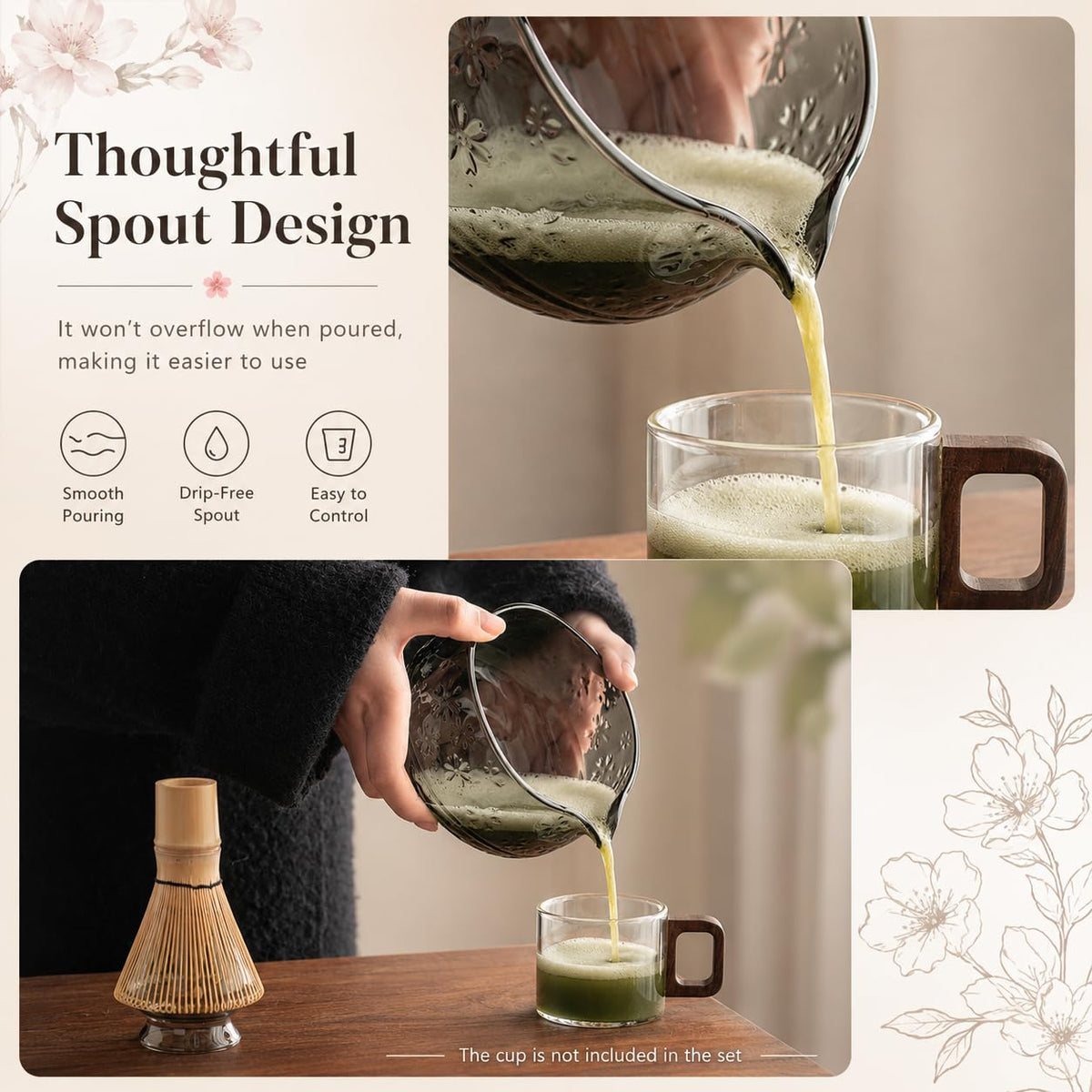 Matcha Whisk Set (Black Gray)