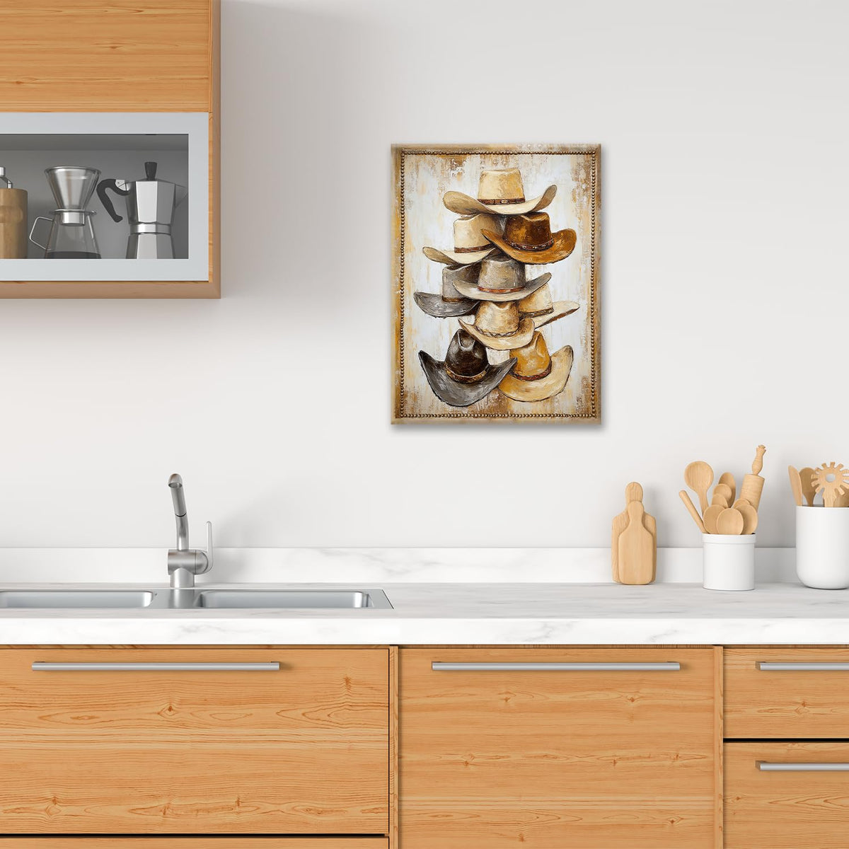 Western Wall Art (Cowboy Hats / 12L" x 16W")